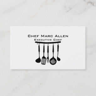 Carte De Visite Chef gastronomique