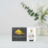 Carte De Visite Chef | Gestionnaire de restaurants | Restauration (Debout devant)