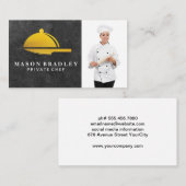 Carte De Visite Chef | Gestionnaire de restaurants | Restauration (Devant / Derrière)