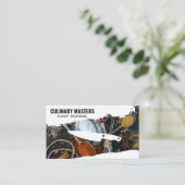 Carte De Visite Chef Knife | Épices cuillères (Debout devant)
