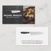 Carte De Visite Chef Knife | Steak (Devant / Derrière)