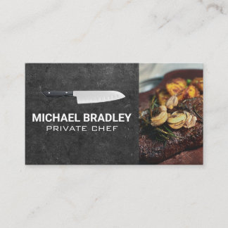 Carte De Visite Chef Knife | Steak