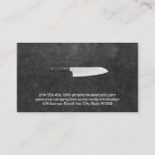Carte De Visite Chef Knives | Ardoise (Dos)