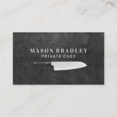 Carte De Visite Chef Knives | Ardoise (Devant)