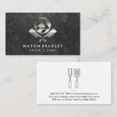 Carte De Visite Chef | Logo du boucher (Devant / Derrière)