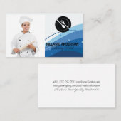 Carte De Visite Chef | Logo du restaurant (Devant / Derrière)