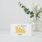 Carte De Visite Chef Macaroni au Fromage (Debout devant)