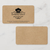 Carte De Visite Chef | Naturel (Devant / Derrière)