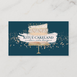 Carte De Visite Chef pâtissier Blush Pink Boulangerie Fête des mar