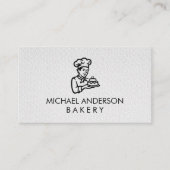Carte De Visite Chef Pâtissier de Boulangerie Professionnelle (Devant)