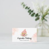 Carte De Visite Chef Pâtissier de Gâteaux Cupcakes (Debout devant)