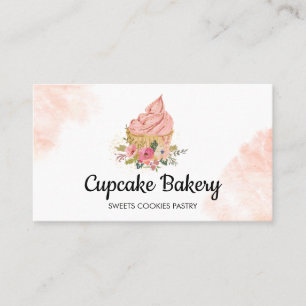 Carte De Visite Chef Pâtissier de Gâteaux Cupcakes