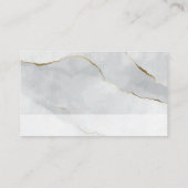 Carte De Visite Chef pâtissier | Épingle | Marbre (Dos)