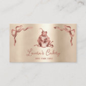 Carte De Visite Chef pâtissier pâtissier pâtissier de la boulanger (Devant)