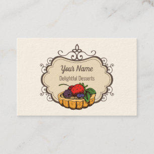 Carte De Visite Chef pâtissier personnalisable