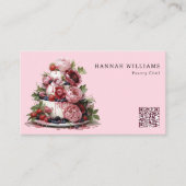 Carte De Visite Chef pâtissier professionnel élégant (Devant)