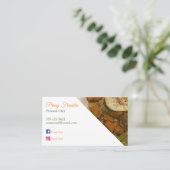 Carte De Visite Chef personnel (Debout devant)