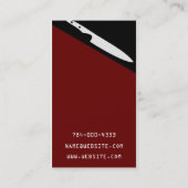 CARTE DE VISITE CHEF PERSONNEL (Dos)