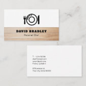 Carte De Visite Chef personnel (Devant / Derrière)