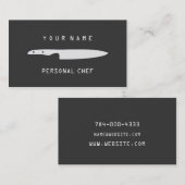 CARTE DE VISITE CHEF PERSONNEL (Devant / Derrière)