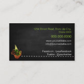 Carte De Visite Chef personnel/catering Service/Cook service (Dos)