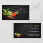 Carte De Visite Chef personnel/catering Service/Cook service (Devant / Derrière)