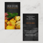 Carte De Visite Chef personnel/catering Service/Cook service (Devant / Derrière)