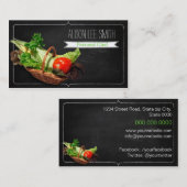 Carte De Visite Chef personnel/catering Service/Cook service (Devant / Derrière)