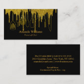 Carte De Visite Chef Personnel Cuisine Ustensiles De Cuisine Dériv (Devant / Derrière)