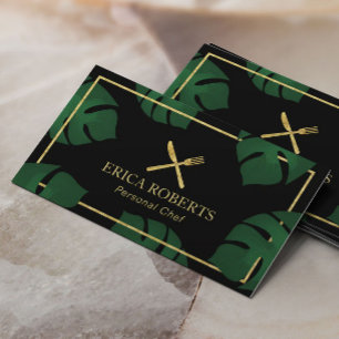 Carte De Visite Chef Personnel Traiteur & Événements