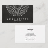 Carte De Visite Chef personnel Whisk Black Catering Noir (Devant / Derrière)