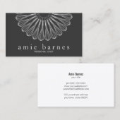 Carte De Visite Chef personnel Whisk Logo Restauration noir (Devant / Derrière)