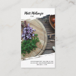 Carte De Visite Chef professionnel