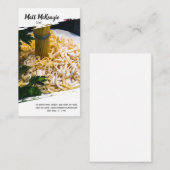 Carte De Visite Chef professionnel (Devant / Derrière)