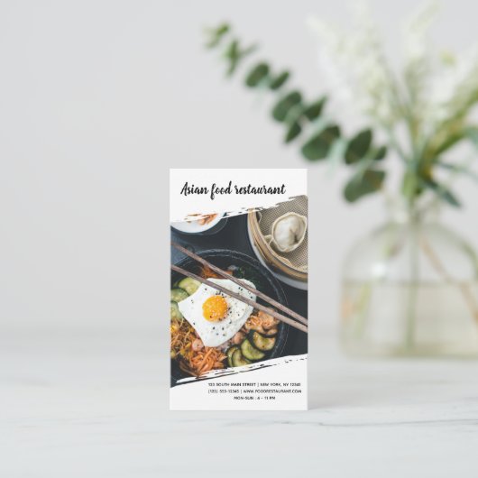 Carte De Visite Chef professionnel (Debout devant)