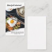 Carte De Visite Chef professionnel (Devant / Derrière)