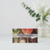Carte De Visite Chef | Propriétaire du restaurant | Épices à l'hui (Debout devant)