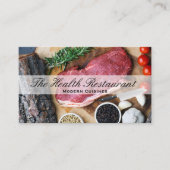 Carte De Visite Chef | Propriétaire du restaurant | Épices de Stea (Devant)