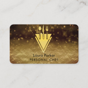 Carte De Visite Chef Restaurant Cuisine Outils Personnel