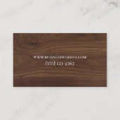 Carte De Visite Chef Service de restauration Restauration Professi (Dos)