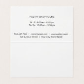 Carte De Visite Chef Whisk (Intérieur déplié)