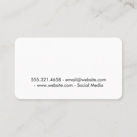 Carte De Visite Chefs Casquette Silverware (Dos)