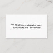 Carte De Visite Chefs dans la cuisine (Dos)