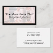Carte De Visite Chefs dans la cuisine | Culinaire (Devant / Derrière)