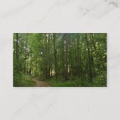 Carte De Visite Chemin allumé dans la forêt (Dos)