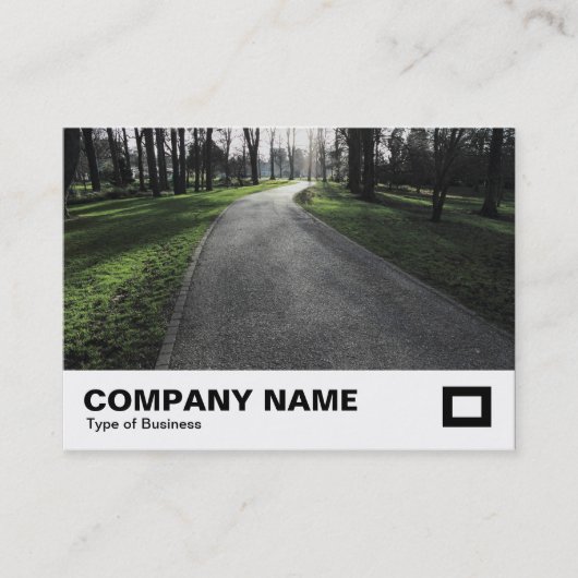 Carte De Visite Chemin dans un parc (Devant)
