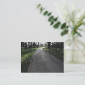 Carte De Visite Chemin dans un parc (Debout devant)