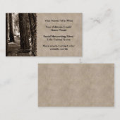 CARTE DE VISITE CHEMIN D'ARBRE (Devant / Derrière)