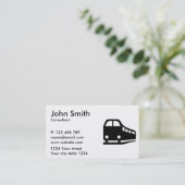 Carte De Visite Chemin de fer de train (Debout devant)