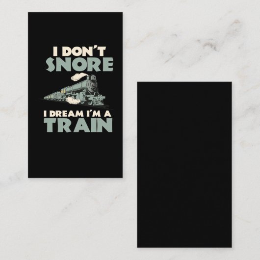 Carte De Visite Chemin de fer du constructeur du train de locomoti (Devant / Derrière)